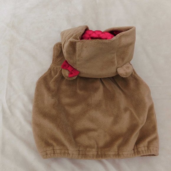 Gymboree Cozy 12-24M Plush Buttondown Teddy Bear Vest - Picture 3 of 4